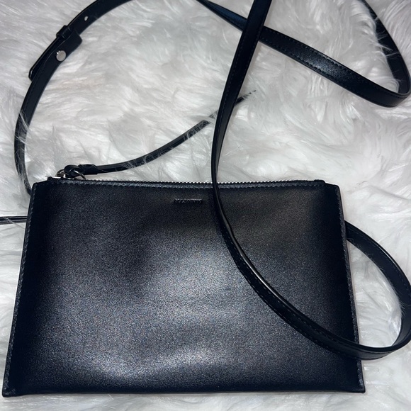 AllSaints Leather Crossbody Bag NWOT - Picture 5 of 8
